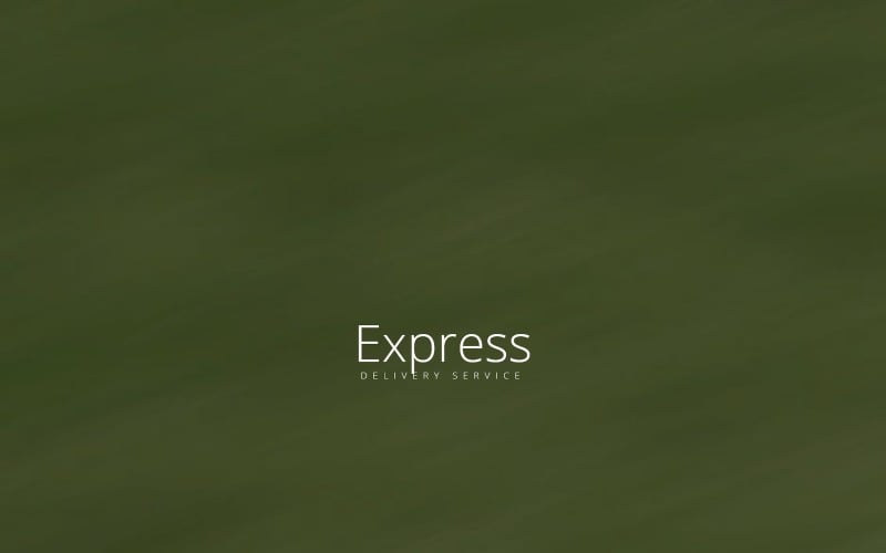 express landing page template original
