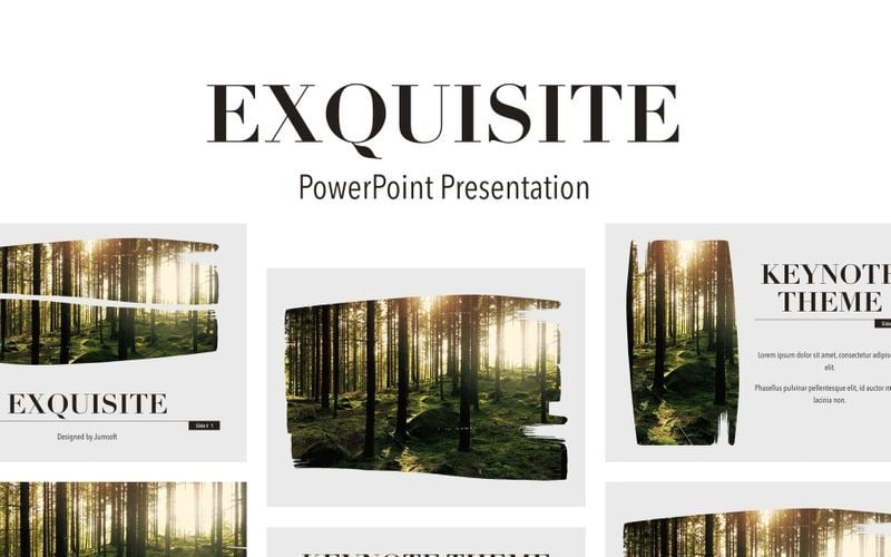 exquisite powerpoint template original