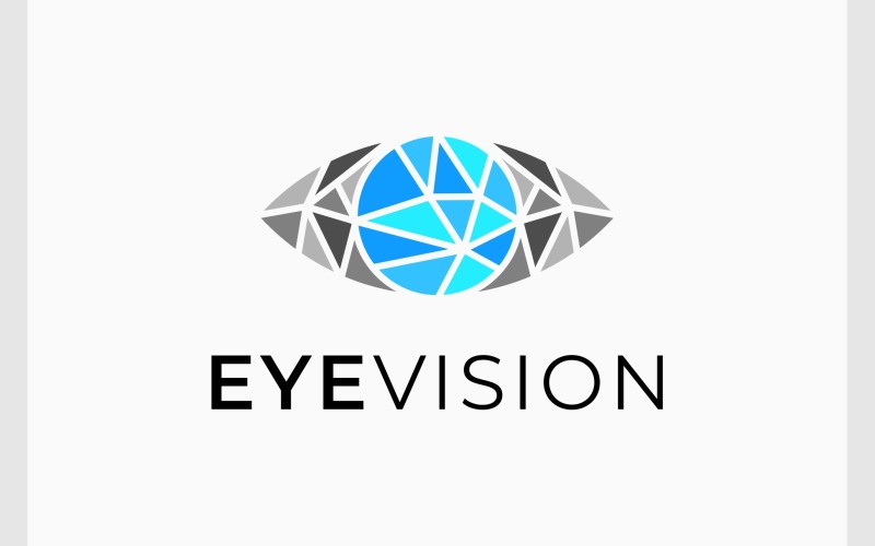 eye vision look modern logo original