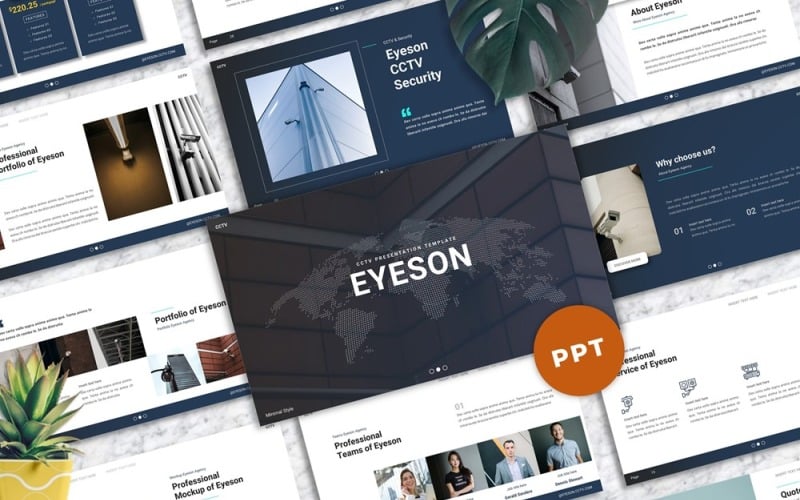 eyeson cctv powerpoint template original