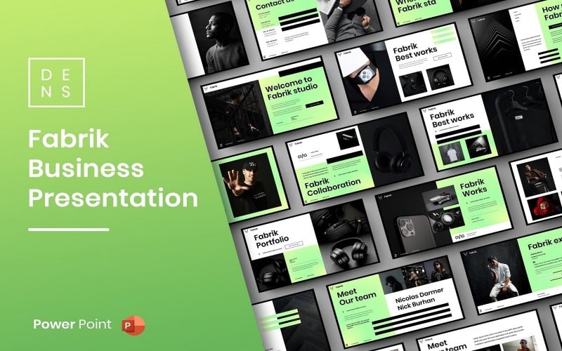 fabrik business powerpoint template original