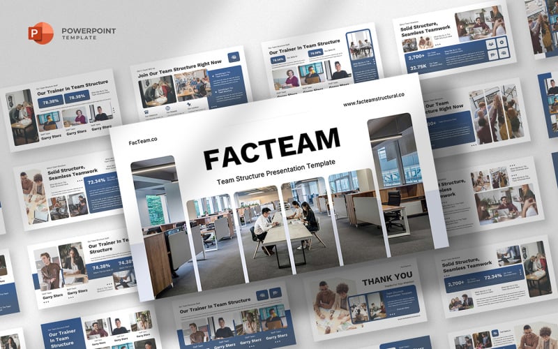 facteam team structure powerpoint template original