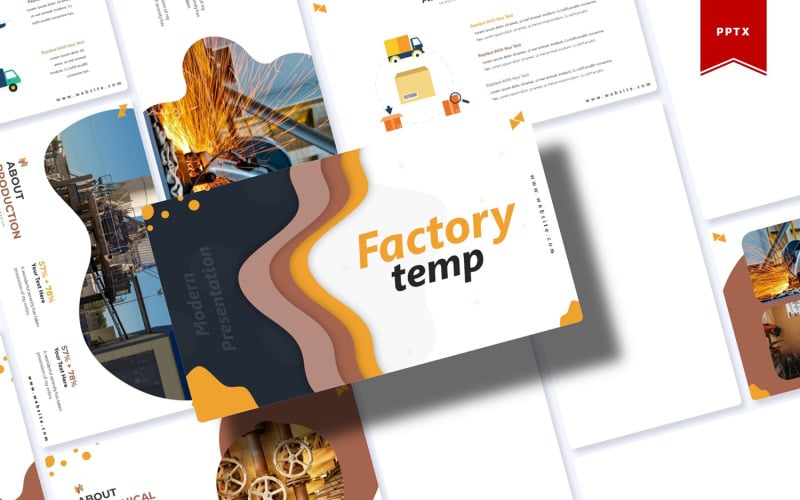 factory powerpoint template original