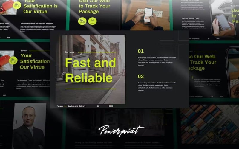 factum ecommerce powerpoint template original