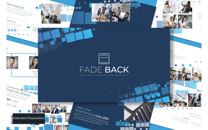 fadeback powerpoint template original