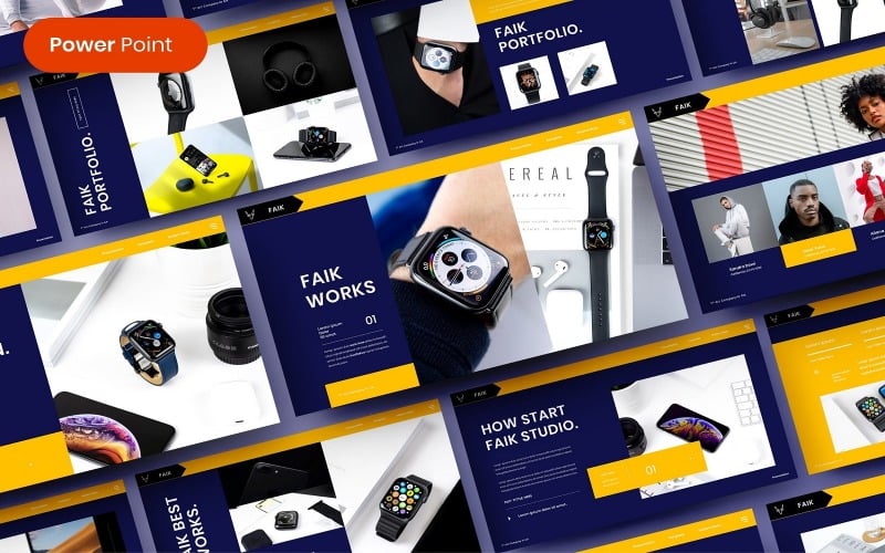 faik busines powerpoint template original