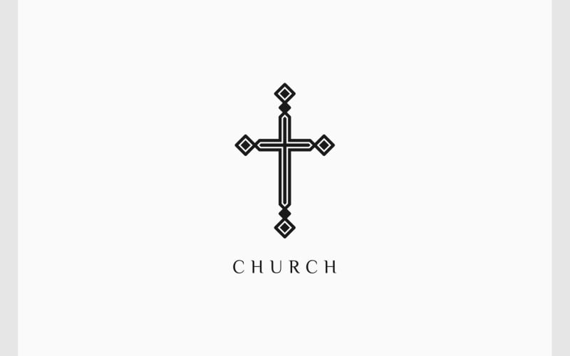faith church cross christ logo original