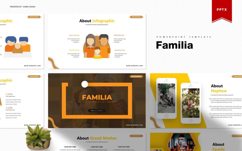 familia powerpoint template original