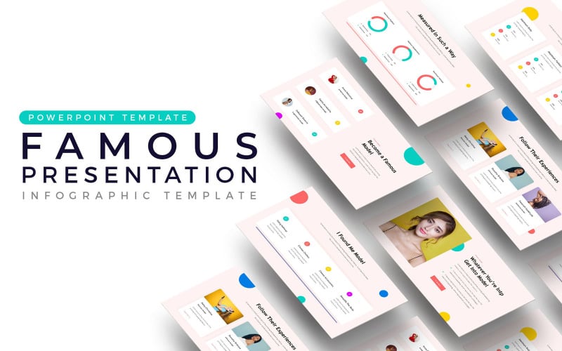 famous models presentation powerpoint template original