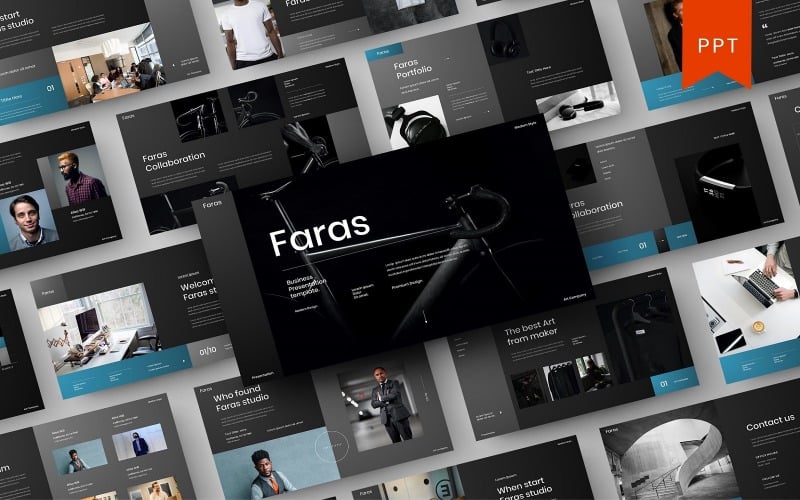 faras business powerpoint template original