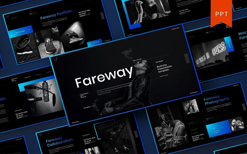 fareway business powerpoint template original