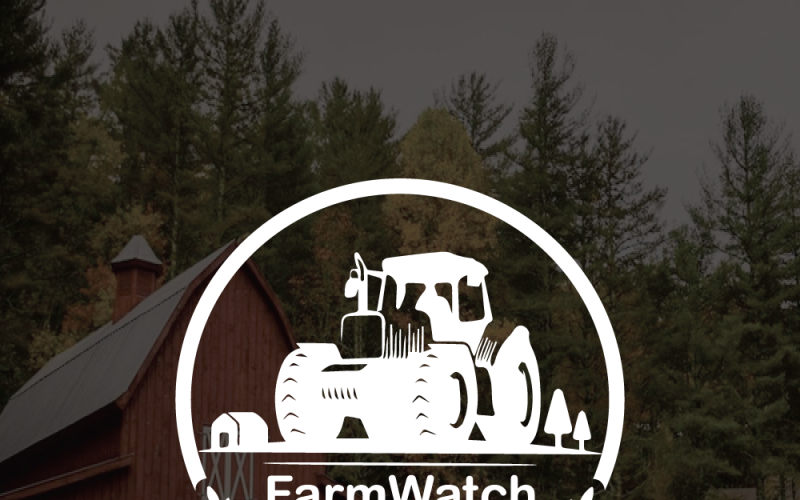 farm watch logo design ai original
