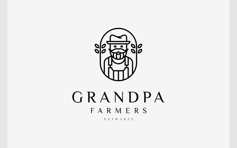 farmer farm agriculture logo original