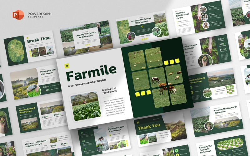 farmile farming agriculture powerpoint template original