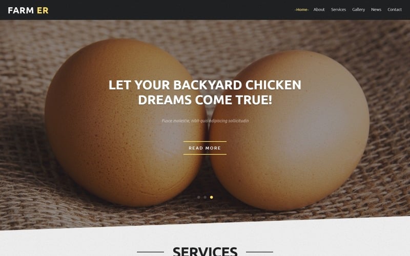 farming standards joomla template original