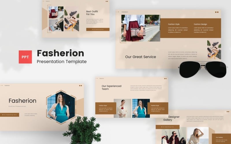 fasherion fashion powerpoint template original