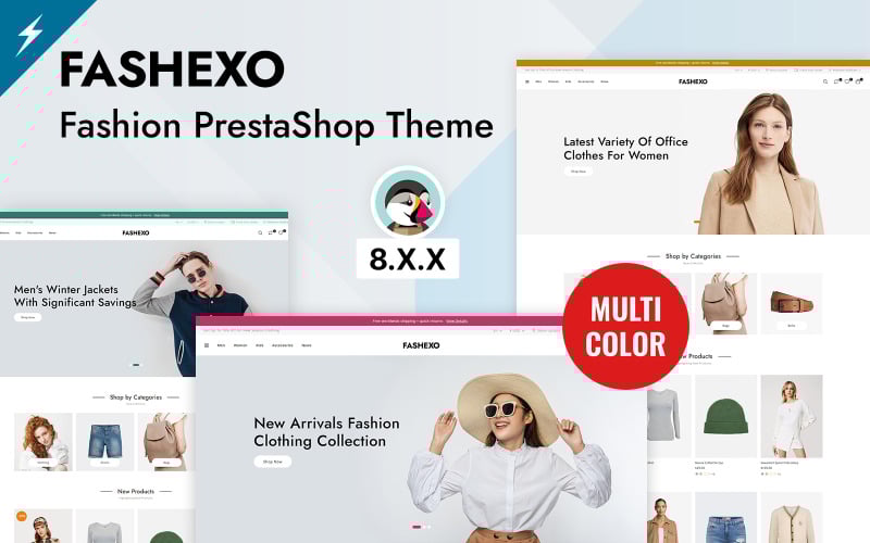 fashexo fashion and clothes store prestashop theme original