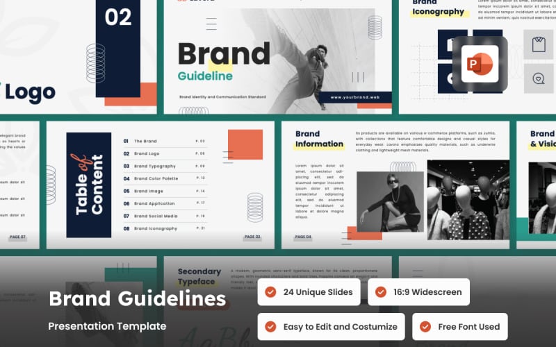 fashion brand guideline powerpoint presentation original