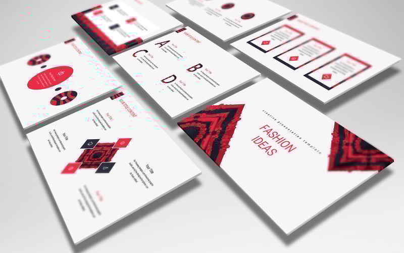 fashion creative powerpoint template original
