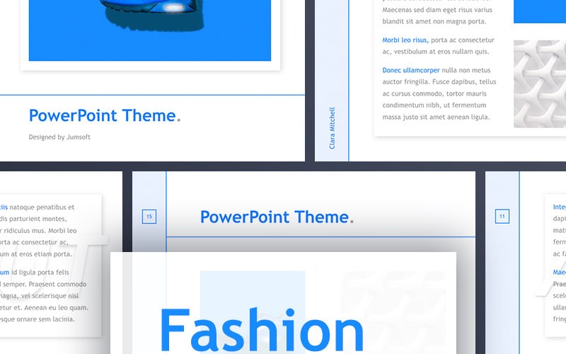fashion designer powerpoint template original