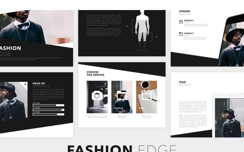 fashion edge powerpoint template original