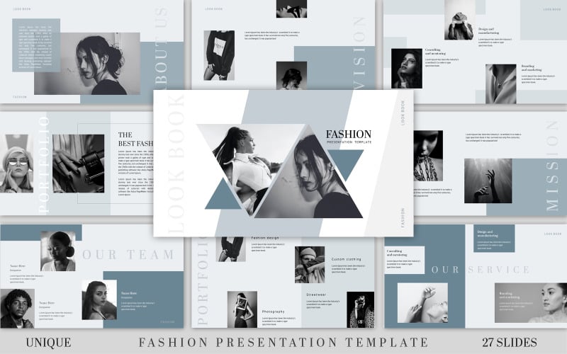 fashion lookbook presentation template original