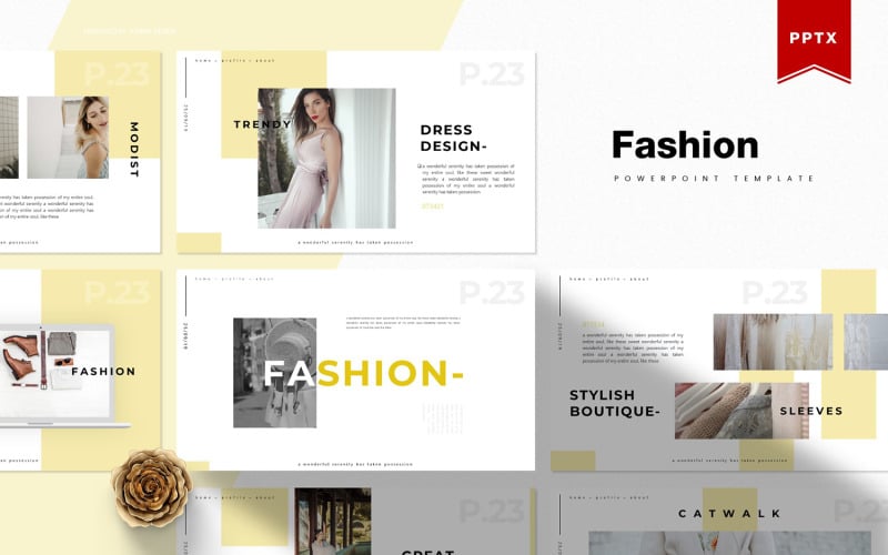 fashion powerpoint template original