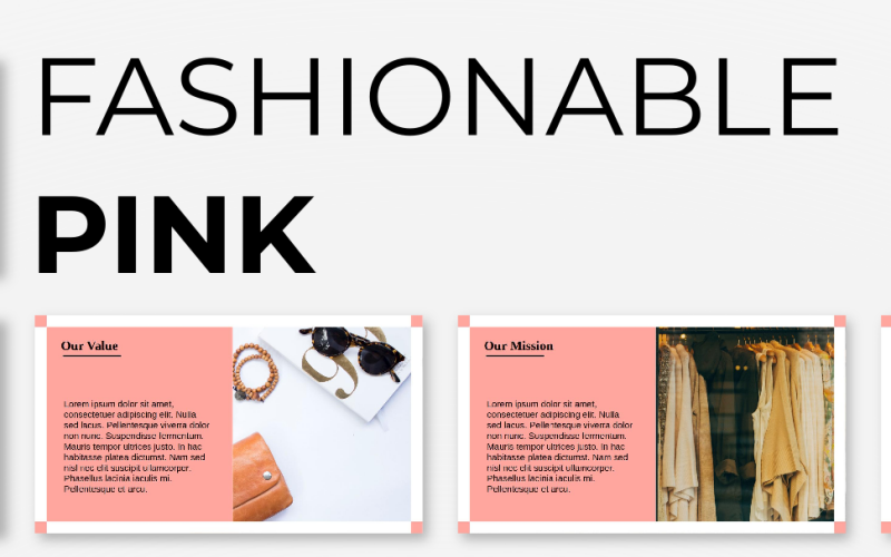 fashion presentation powerpoint template original