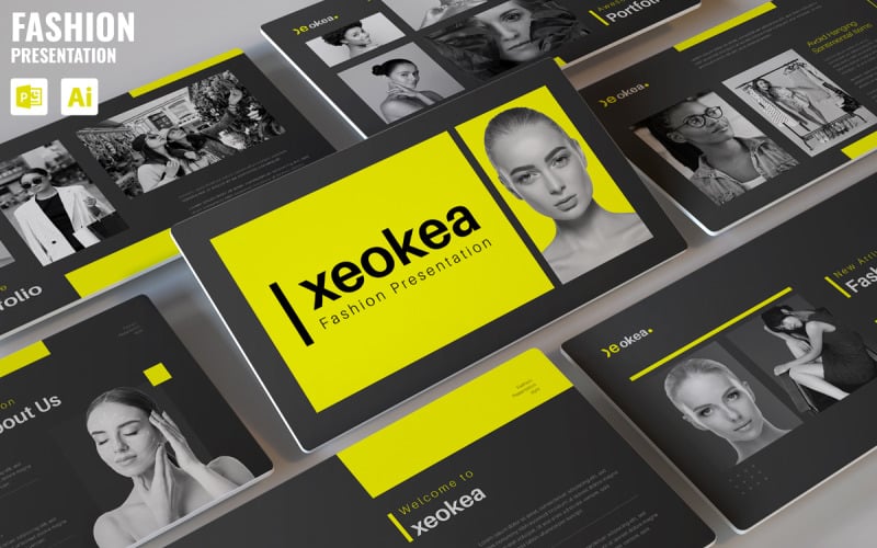 fashion presentation template design original