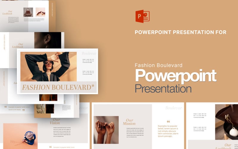 fashion presentation template original