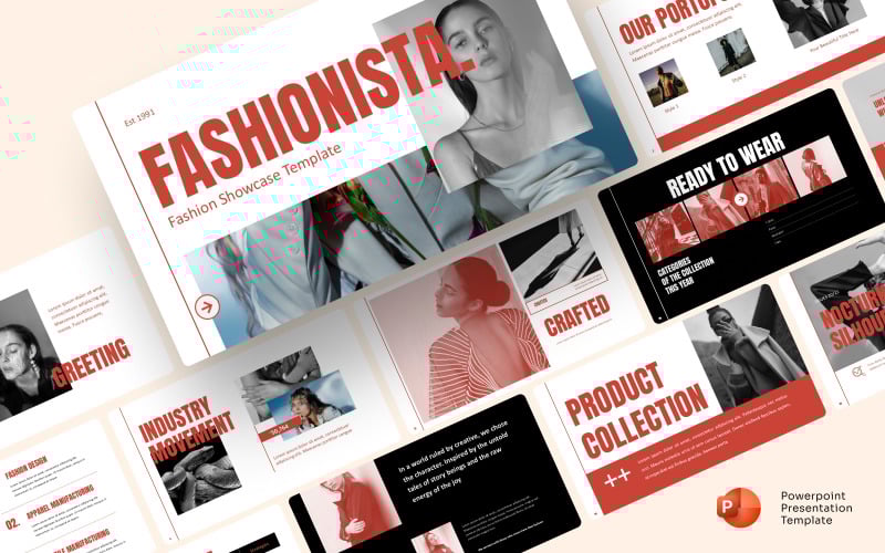 fashion showcase powerpoint presentation template original