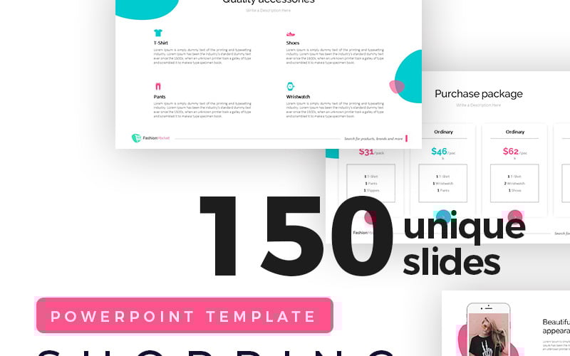 fashionable powerpoint template original