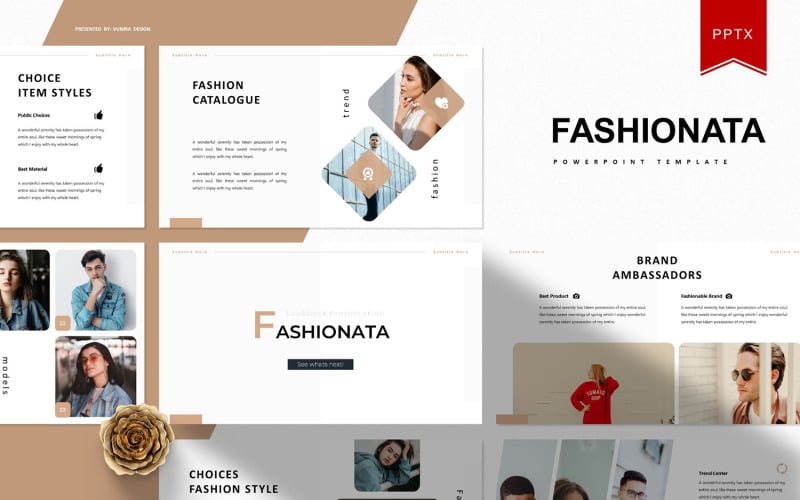 fashionata powerpoint template original