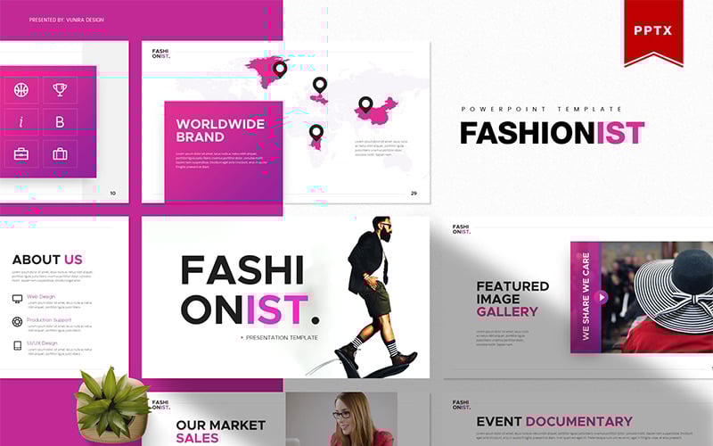 fashionist powerpoint template original