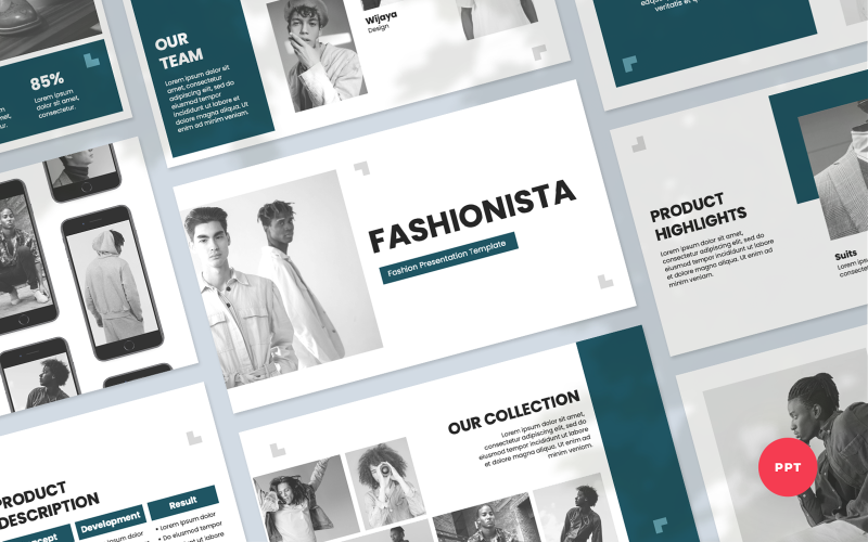 fashionista fashion brand powerpoint presentation original