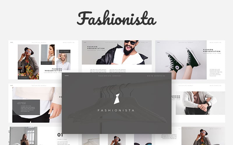 fashionista fashion powerpoint template original