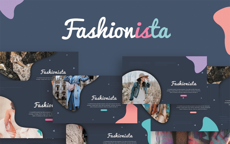 fashionista powerpoint template original