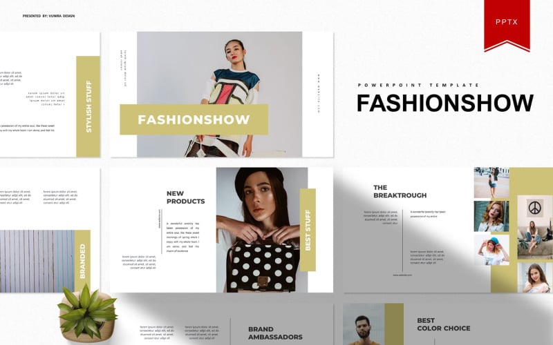 fashionshow powerpoint template original