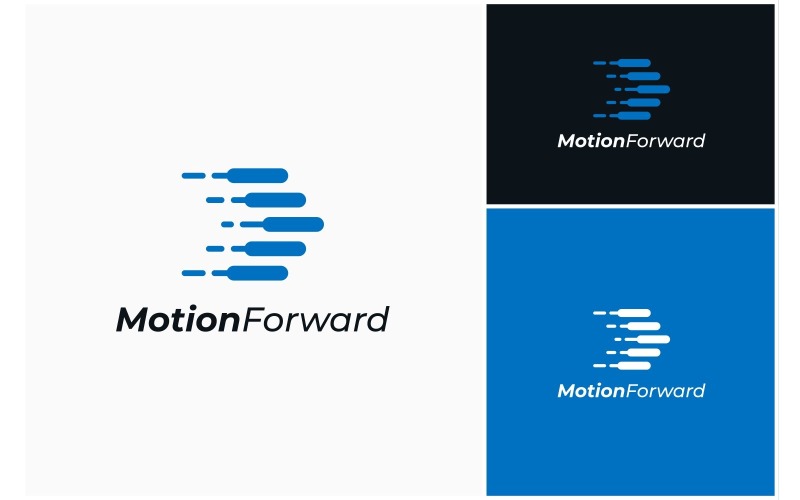 fast arrow motion digital logo original