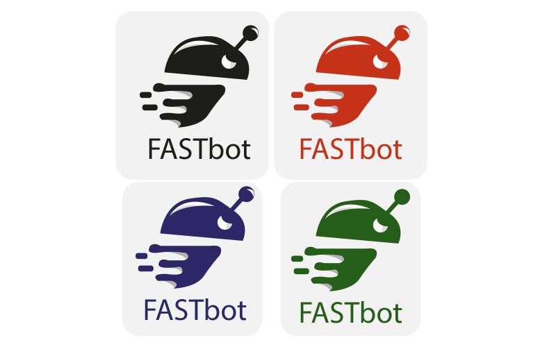 fast bot logo company bot symbol logo original