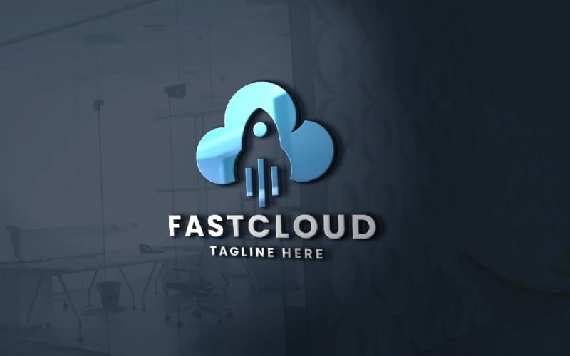 fast cloud pro branding logo original