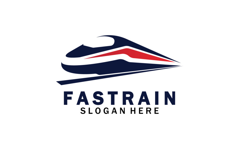 faster train transportation icon logo v original