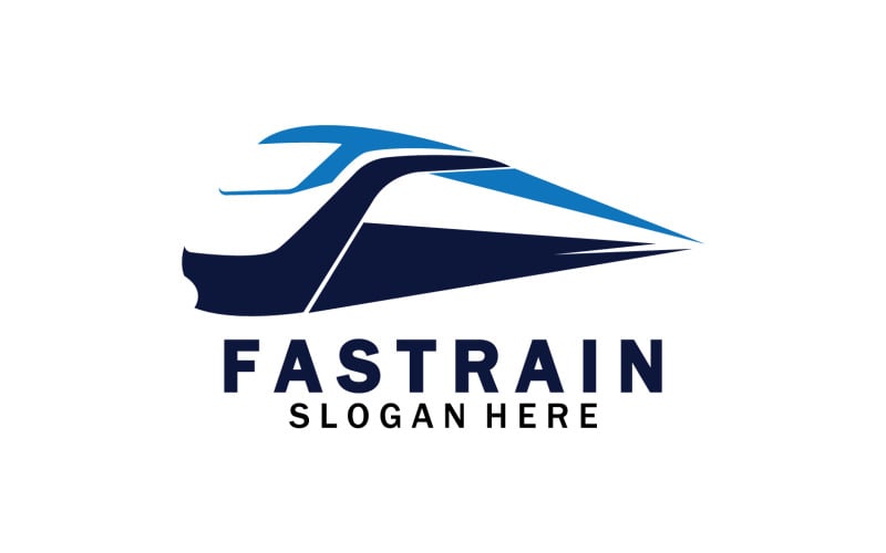 faster train transportation icon logo v original
