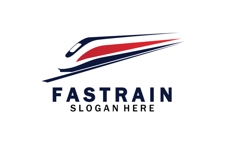 faster train transportation icon logo v original