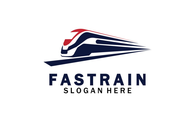faster train transportation icon logo v original