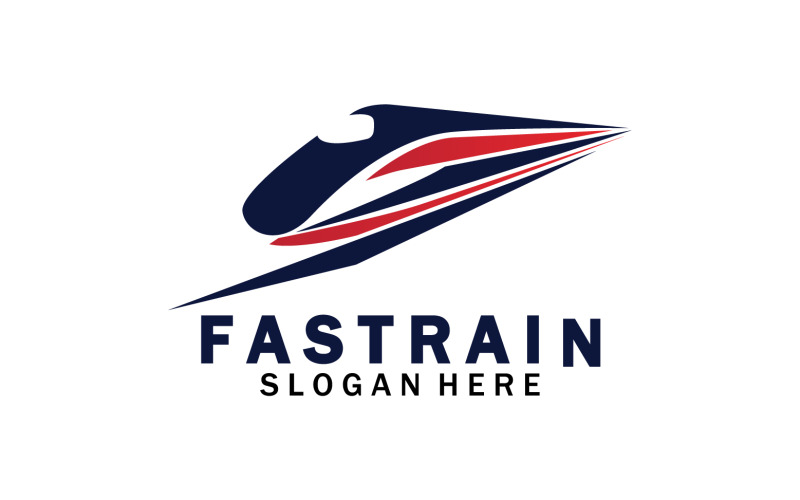 faster train transportation icon logo v original