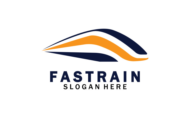 faster train transportation icon logo v original