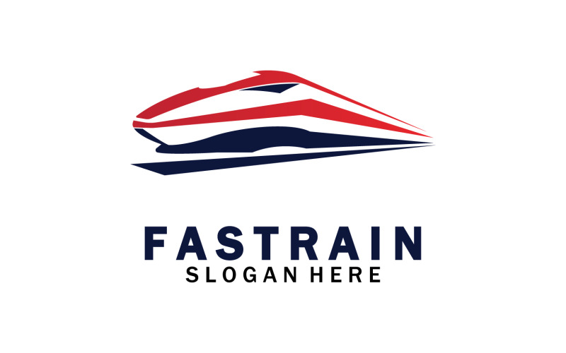 faster train transportation icon logo v original