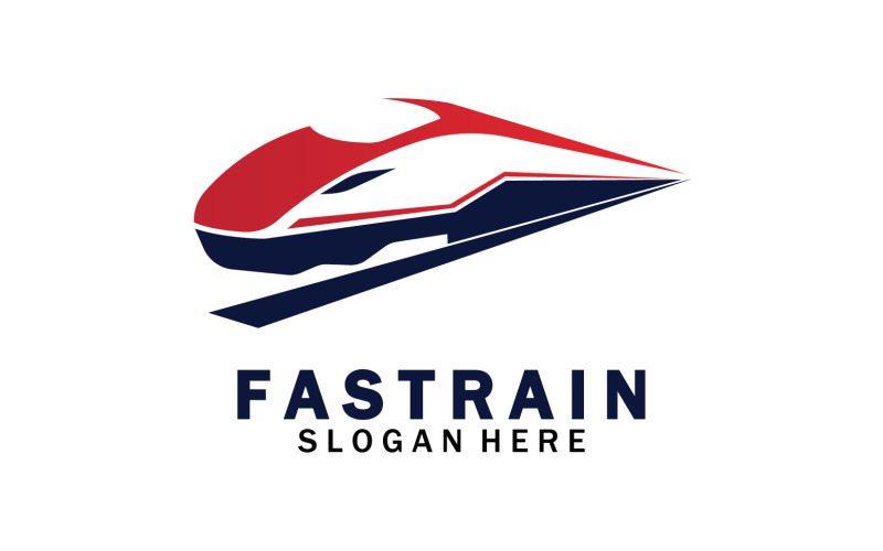 faster train transportation icon logo v original