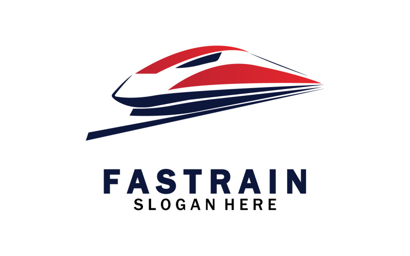 faster train transportation icon logo v original